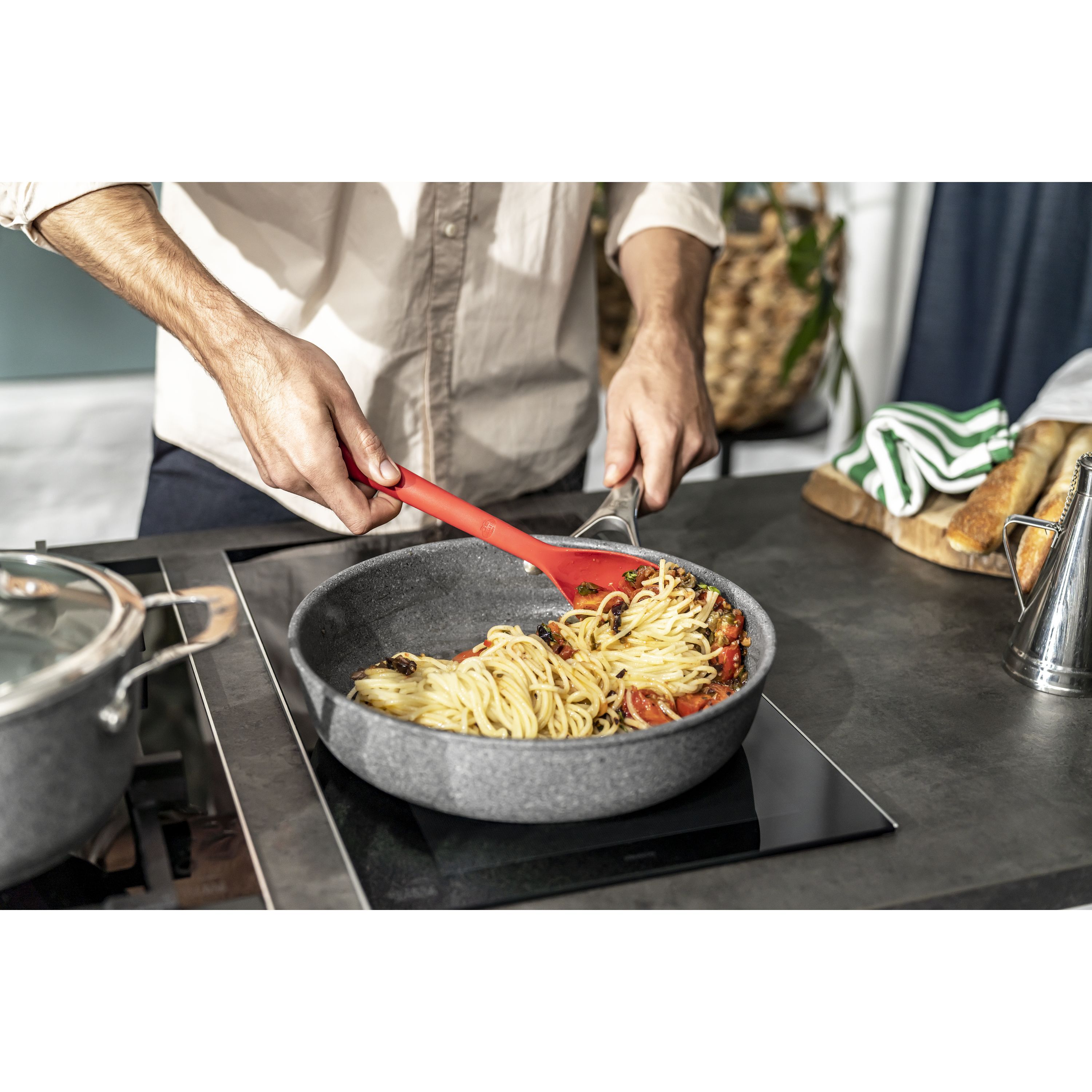Braadpan, 28 cm, 5 L, Gietaluminium, Ombre Grijs - MasterClass