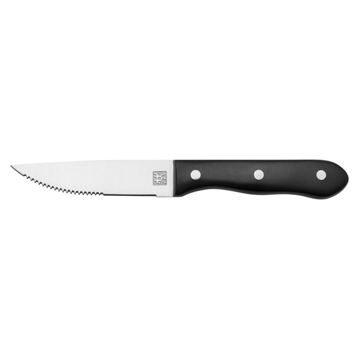 12-pc, Serrated Steak Knife Set With Black ABS Handle, large 4