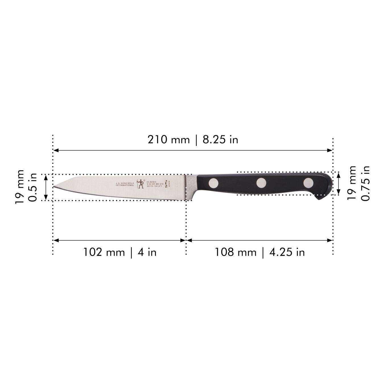 4-inch, Paring/Utility Knife ,,large 2