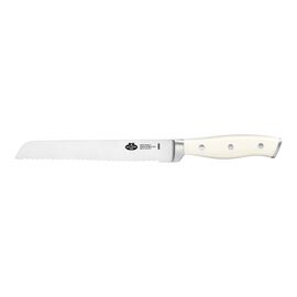 BALLARINI Savuto, Couteau à pain 20 cm, Blanc, Tranchant en dents de scie