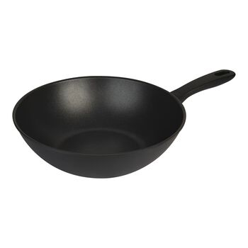 Wok Tava | Alüminyum | Siyah | 30 cm,,large 1