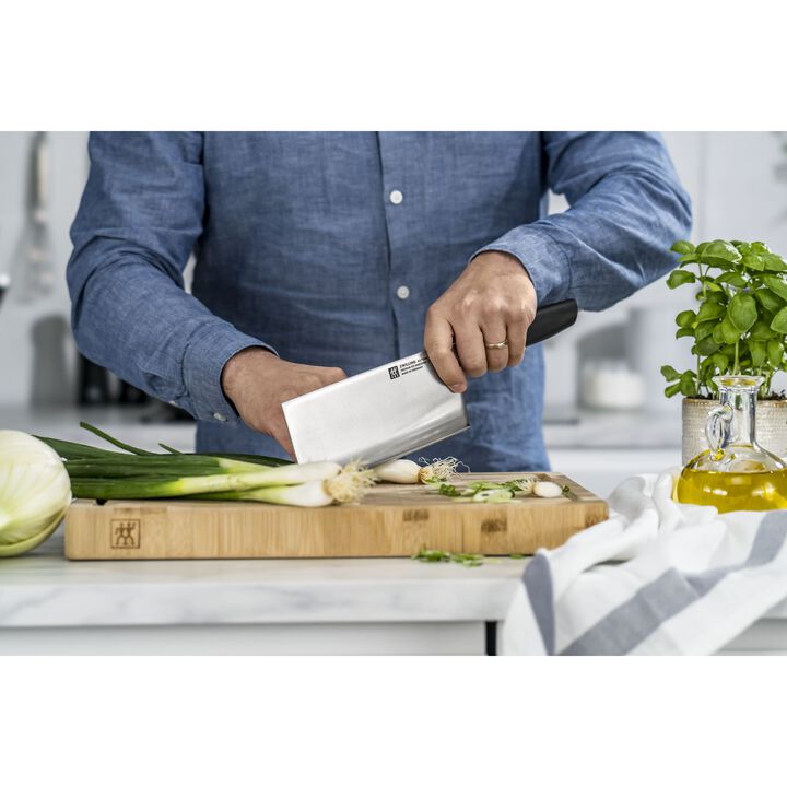 All * Star, 7 inch Chinese chef's knife, silver, large 3