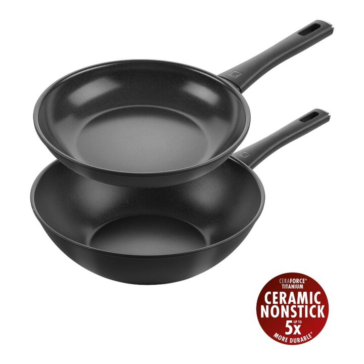 Madura Plus, Cookware set, 2 Piece, aluminum, Ceramic non-stick coating, large 1