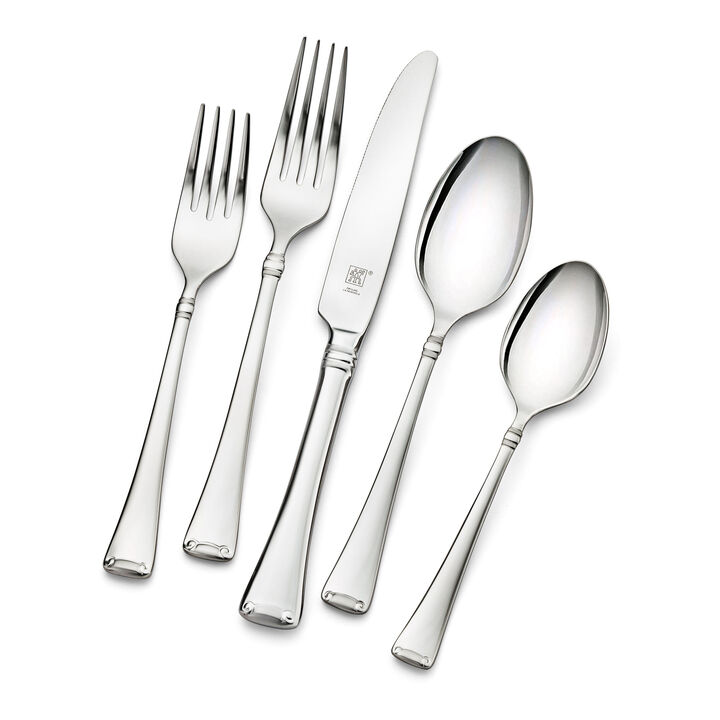 Angelico, 45-pc Flatware Set, 18/10 Stainless Steel , large 1