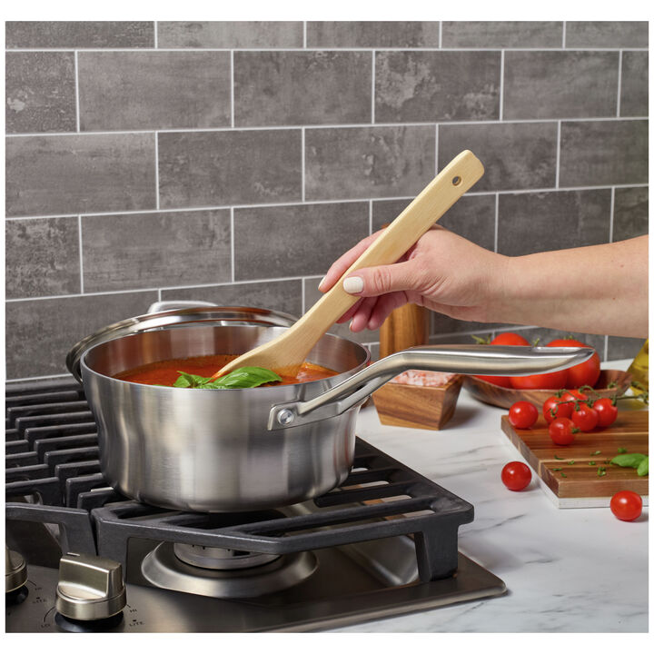 Motion Stainless Steel, 2.5 qt Sauce Pan With Lid, Stainless Steel , large 2
