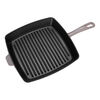 Cast Iron - Grill Pans, 12-inch, Cast Iron, Square, Grill Pan, Lilac, small 2