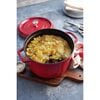 4.75 l cast iron round Tall cocotte, cherry,,large