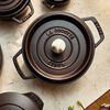 La Cocotte, Gryta 24 cm / 3,7 l, Rund, Choklad, Gjutj&auml;rn, small 3