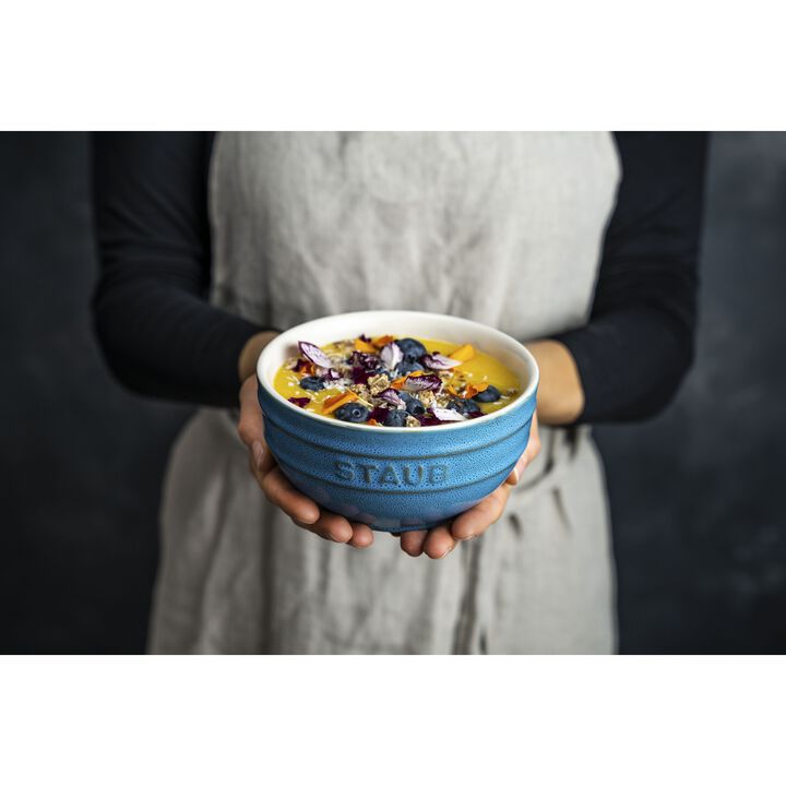 Ceramique, Schüssel Set 14 cm / 4-tlg, Antik-Türkis, Keramik, large 3