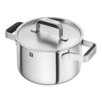 Tencere ve Tava Seti, 5-parça, 18/10 Paslanmaz Çelik,,large 7