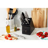 Diamond, 10-pcs, Knife block set, grey, small 8