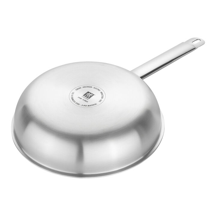 Pro, Bratpfanne 28 cm, 18/10 Edelstahl, Silber-Schwarz, large 4