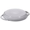 Grill Pans, Pure Grill 23 cm, rund, Graphit-Grau, Gusseisen, small 2