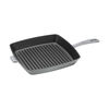 Grill Pans, Grill con manico quadrata - 30 cm, Colore grigio grafite, small 2