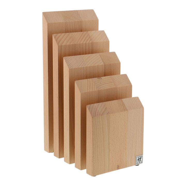 Storage, Beechwood, Upright Italian Magnetic Block - Natural, large 1
