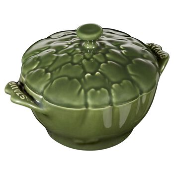 Ceramic Cocotte | Fesleğen | 13 cm | 450 ml | Enginar,,large 1