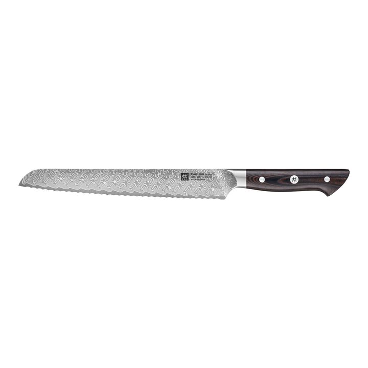 Tanrei, Coltello da pane seghettato - 23 cm, marrone, large 1