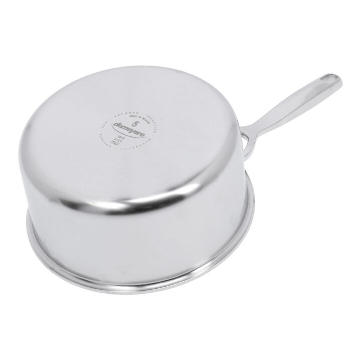 Intense 5, 2.2 l 18/10 Stainless Steel round Sauce pan without lid, silver, large 3