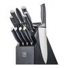 13-pc, Knife block set, black matte,,large