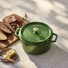 La Cocotte, 3.7 l cast iron round Cocotte, pistachio - Visual Imperfections, small 2