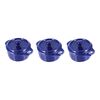 Ceramic - Minis, 3-pc, Mini Round Cocotte Set, Dark Blue, small 1