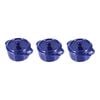 Ceramic - Minis, 3-pc, Mini Round Cocotte Set, Dark Blue, small 1