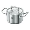 TWIN Classic, 5-pcs 18/10 Stainless Steel Pot set silver, small 3