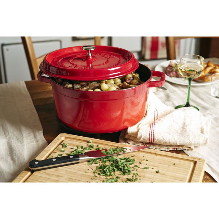 ストウブSTAUB ピコココットLA COCOTTE チェリーレッド22ラウンド 
