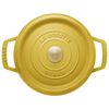 鋳物ホーロー鍋, ピコ・ココット 20 cm, ラウンド, シトロン, 鋳鉄, small 2