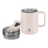 Thermo Plus, Copo t&eacute;rmico com pega, 380 ml, A&ccedil;o inoxid&aacute;vel, Rosa, small 3