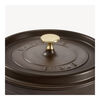 La Cocotte, 20 cm round Cast iron Cocotte chocolate, small 6