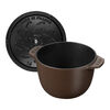La Cocotte, Reis-Cocotte 16 cm, rund, Chocolate, Gusseisen, small 9