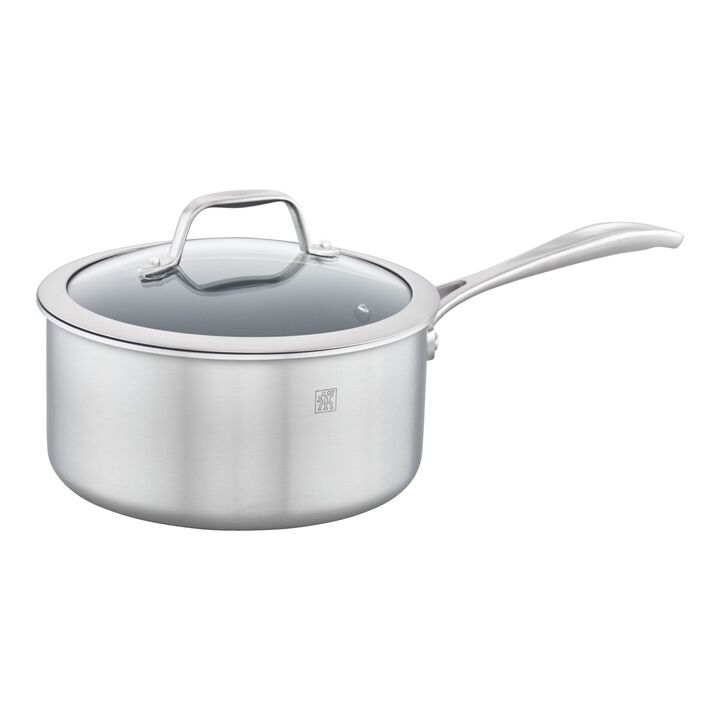 Spirit Ceramic Nonstick, Sauce pan, 3 qt, 18/10 Stainless Steel, Ceramic coating, large 1