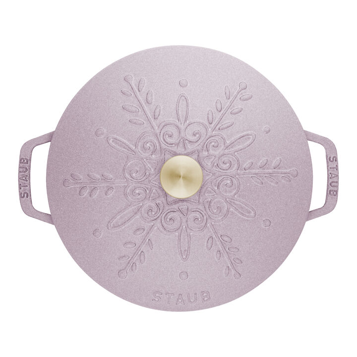 La Cocotte, 3.6 l cast iron round Winter Essential French Oven, cherry blossom - Visual Imperfections, large 2