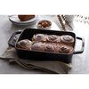 Specialities,  cast iron rectangular roasting and baking pan, black, small 5