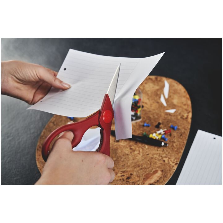 ツイン料理バサミ 赤 20 cm, ステンレス, large 3