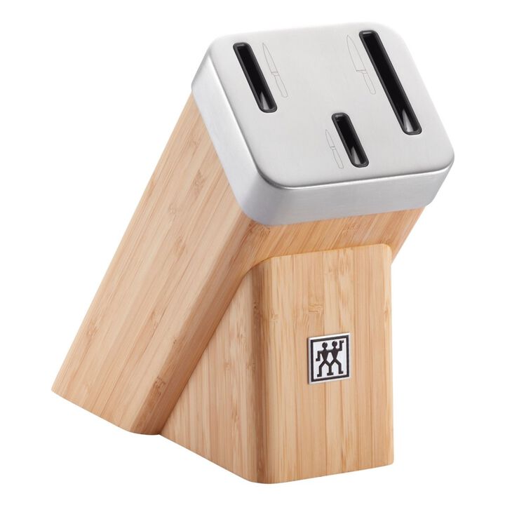 **** FOUR STAR, 4-pcs, Set de blocs de couteaux, Brun, large 3