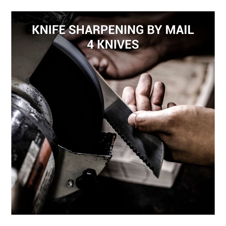 Sharpening service, Knife Aid Professional knife sharpening by mail, 4 knives, large 1