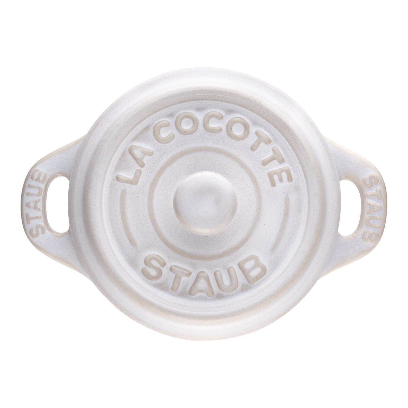 MINI COCOTTE 10CM CERAMIQUE BLANC