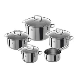 ZWILLING Quadro, 5-pcs 18/10 Stainless Steel Pot set silver