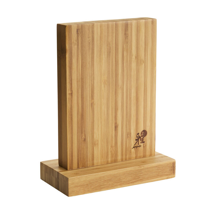 Knife block empty, Bamboo, large 1