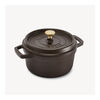La Cocotte, 20 cm round Cast iron Cocotte chocolate, small 2