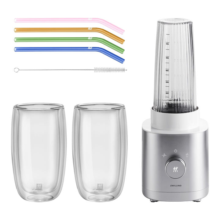 BLENDER AND BEVERAGE GLASS SET, large 1