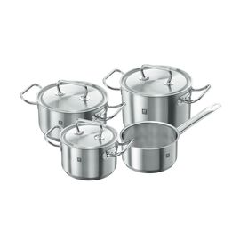 ZWILLING TWIN Classic, 4-pcs 18/10 Stainless Steel Pot set silver