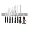 9-PC, SET WITH STAINLESS MAGNETIC KNIFE BAR, Magnetic knife bar 18 cm special formula steel, small 1