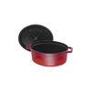 Cast Iron - Oval Cocottes, 7 qt, Oval, Cocotte, Cherry, small 4