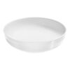 Ceramique, 28 cm ceramic round serving bowl, white, small 1