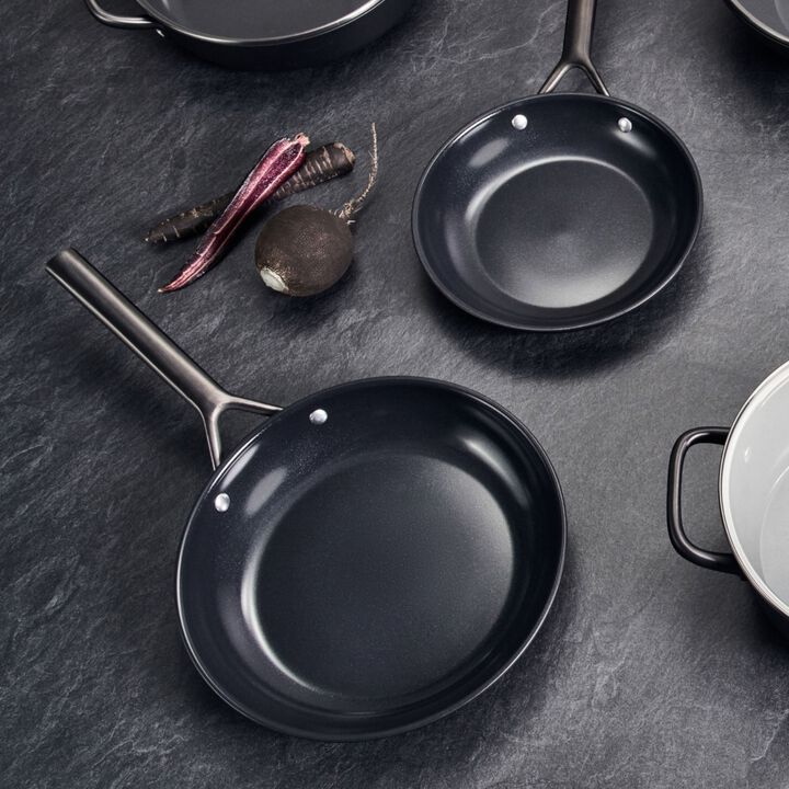 Milano, 2-st, Set med stekpannor, Svart, large 3