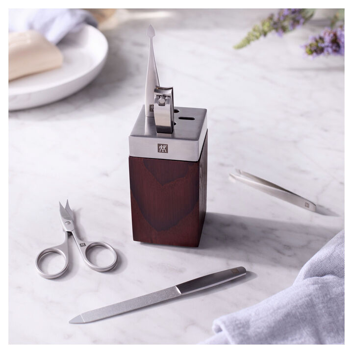 PREMIUM, 6-pc Manicure Station, 18/10 Stainless Steel , large 4