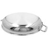 Multifunction 7, 32 cm / 12.5 inch 18/10 Stainless Steel Frying pan with 2 handles, small 2